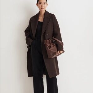 Madewell The Gianna Coat in Insuluxe Fabric